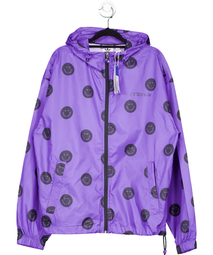 adidas Purple Originals Rain Jacket UK S