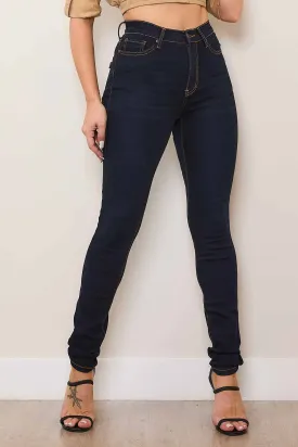 Contrast Stitch Skinny Jeans