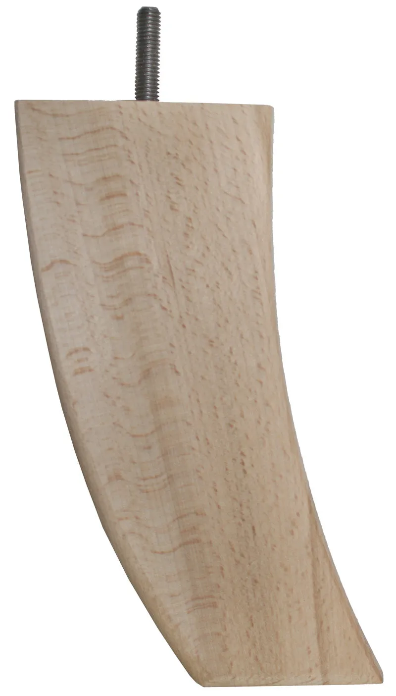 Curved Back Furniture Legs 177mm