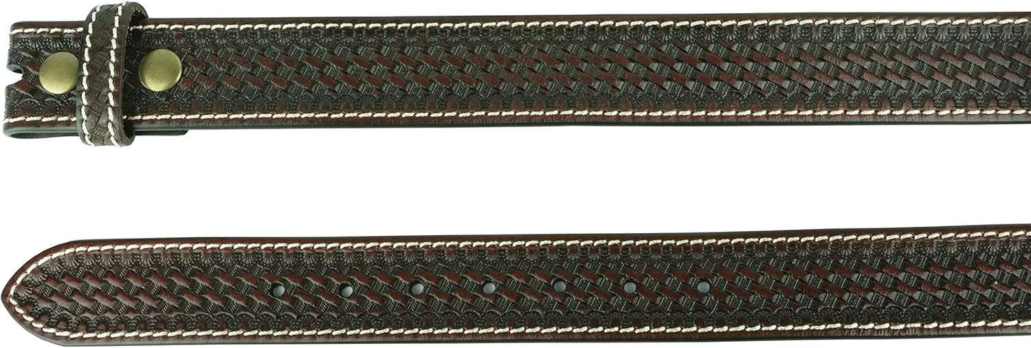 Gelante Genuine Full Grain Leather Belt Strap without Belt Buckle