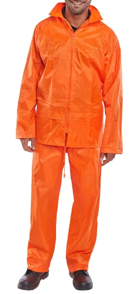 Hi-Vis PVC Rain Jacket and Trouser Hi-Vis PVC Rain Jacket and Trouser