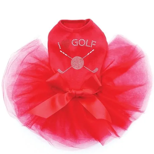 I Love Golf (Small) Tutu Dress - Three Colors