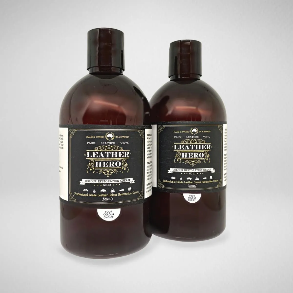 Leather Colour Cream - Greystone
