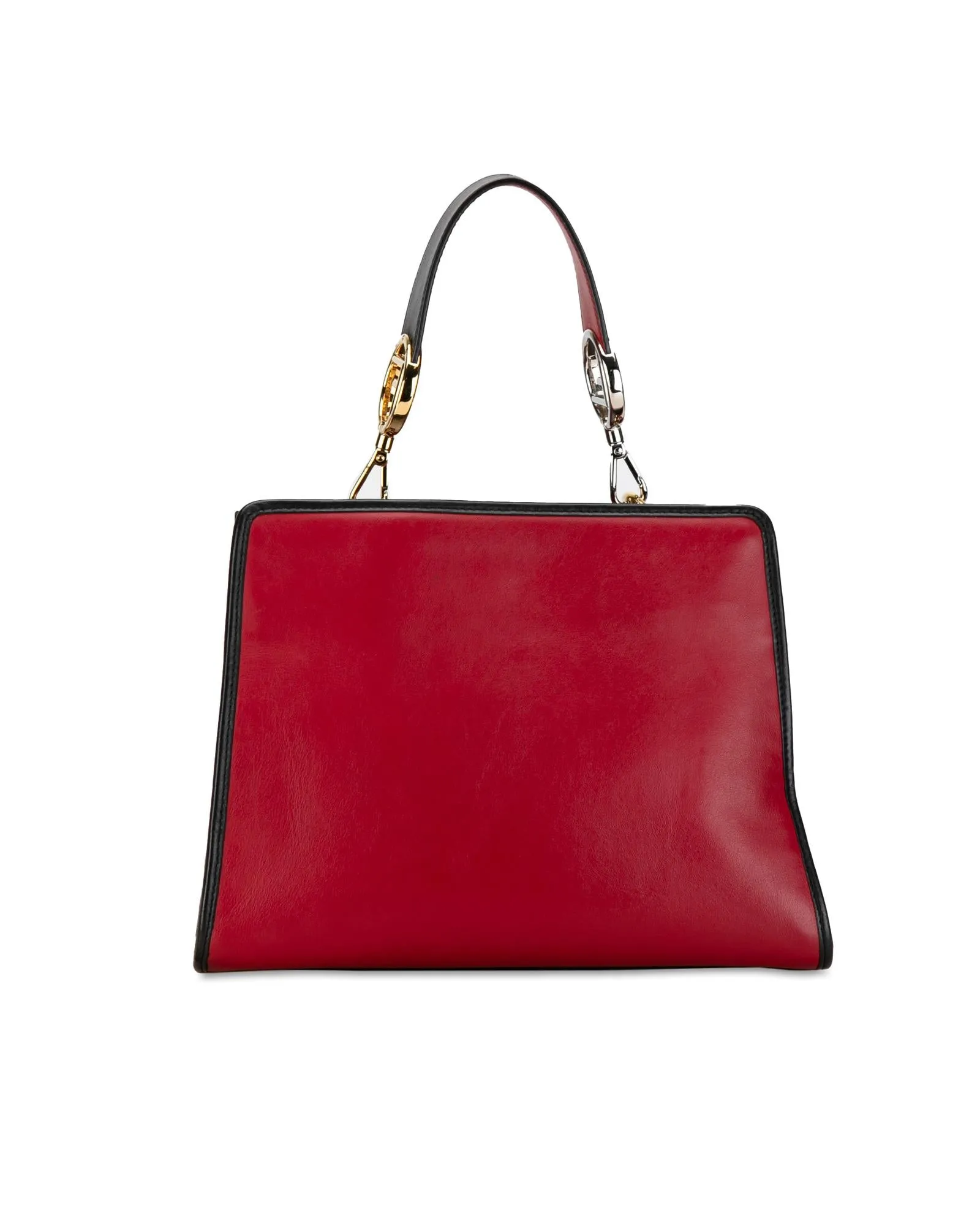 Leather Runaway Satchel with Multiple Pockets
