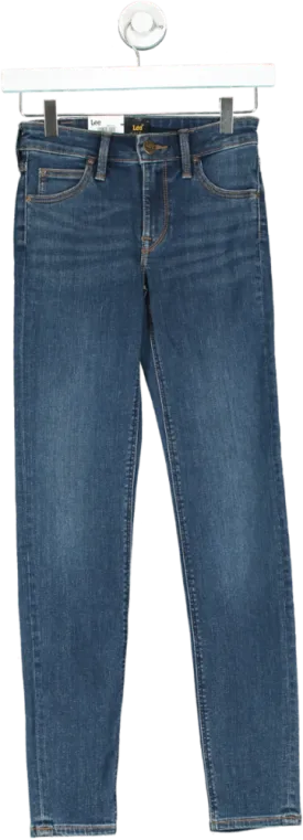 Lee Blue Scarlett Skinny Jeans UK W24