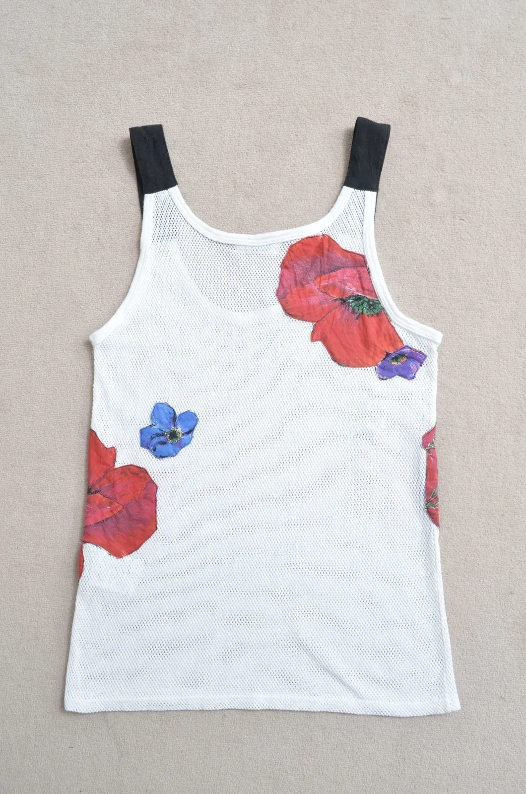 MESH TANK_FLORAL / C