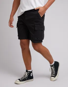 Military Cargo Short Black