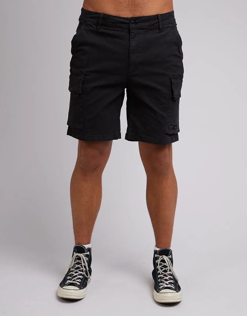 Military Cargo Short Black
