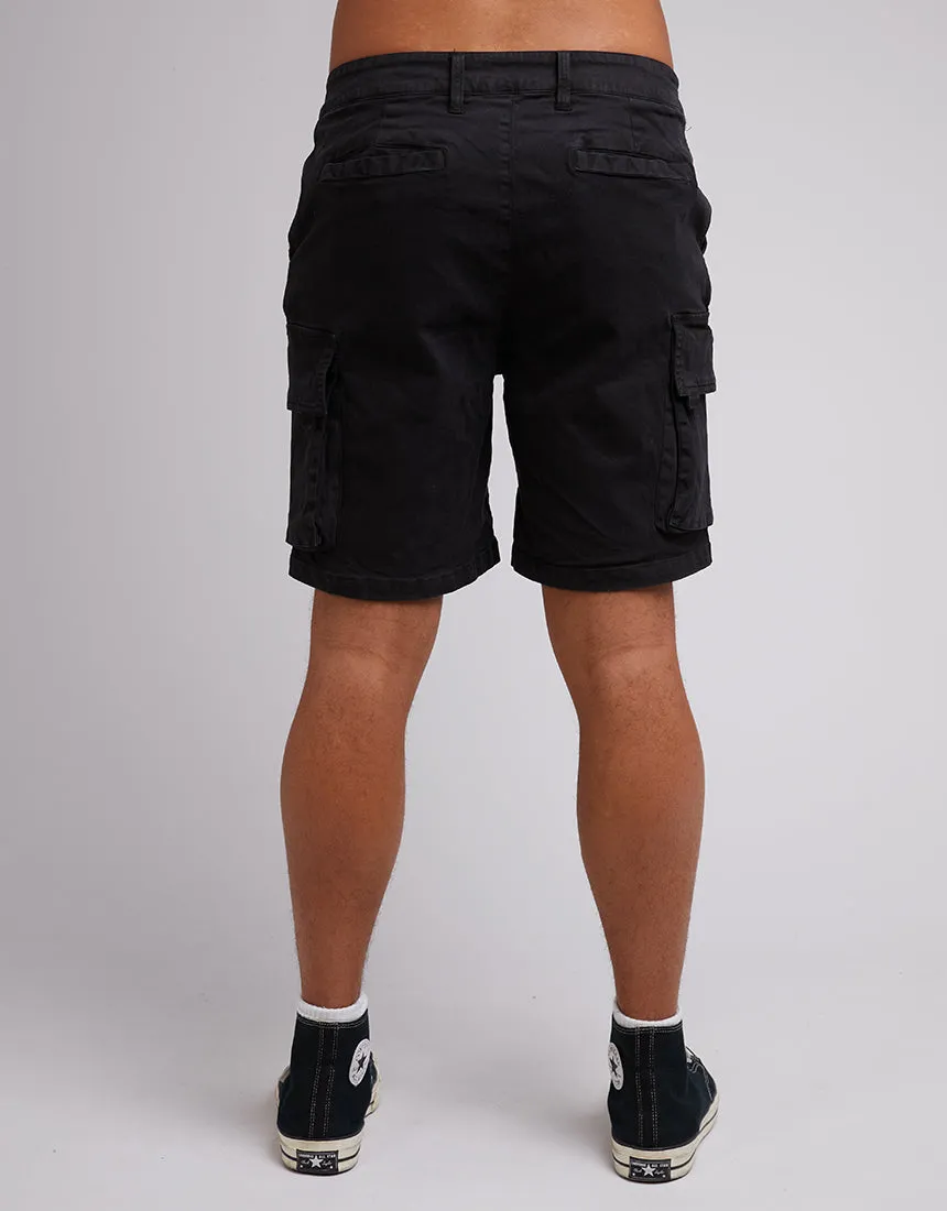 Military Cargo Short Black