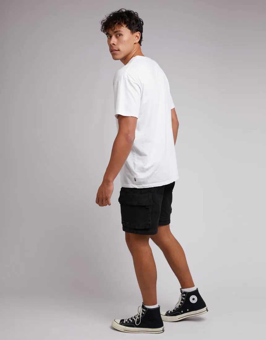 Military Cargo Short Black