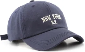 New York Baseball Hat for Women Adjustable Embroidery 100% Cotton Trucker Hats Classic Vintage Baseball Cap