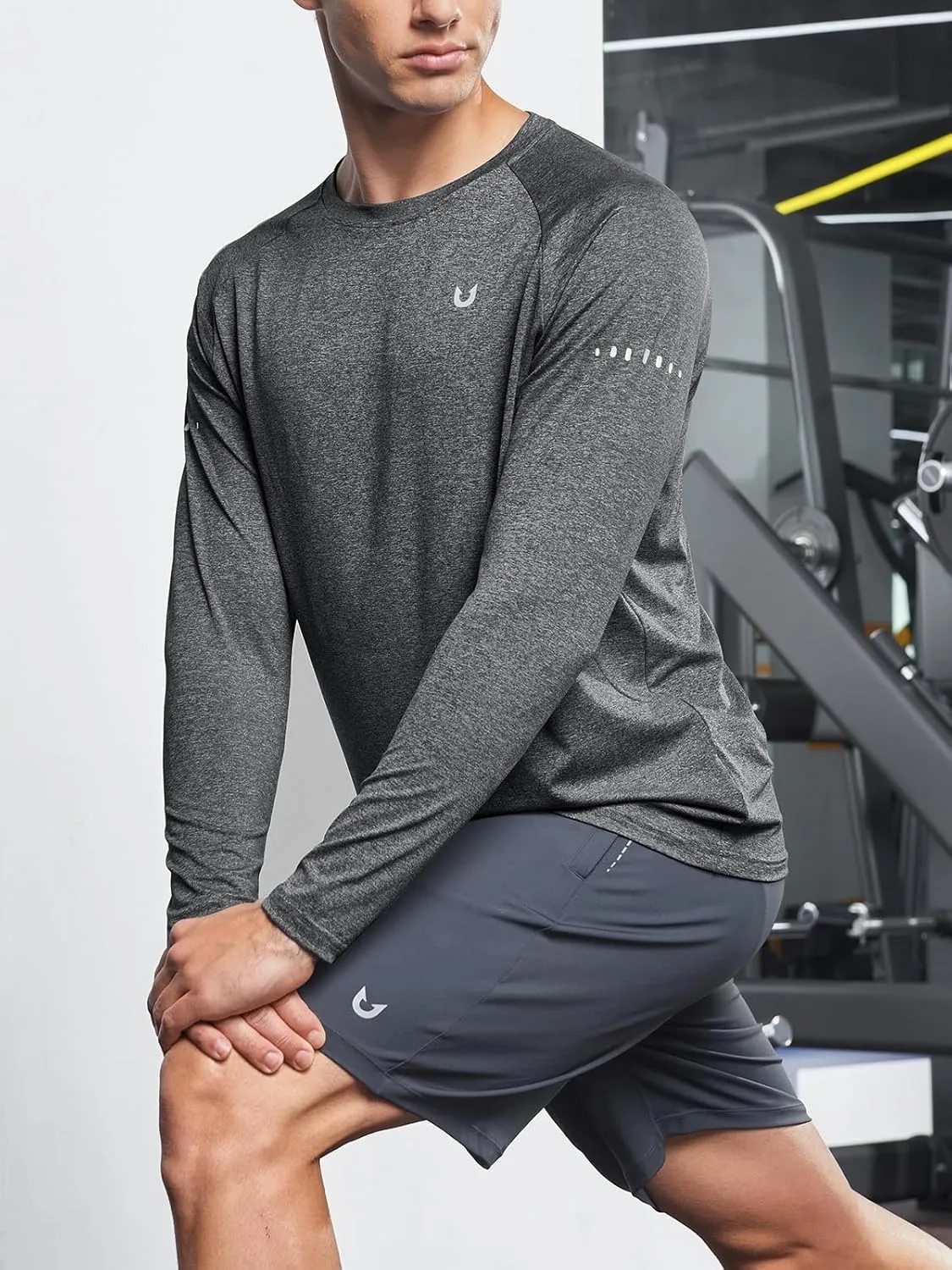 NORTHYARD Men's Sun Protection UPF 50  Shirts Long Sleeve Swim Rash Guard Shirt Workout Running Athletic Gym UV Fish Hiking