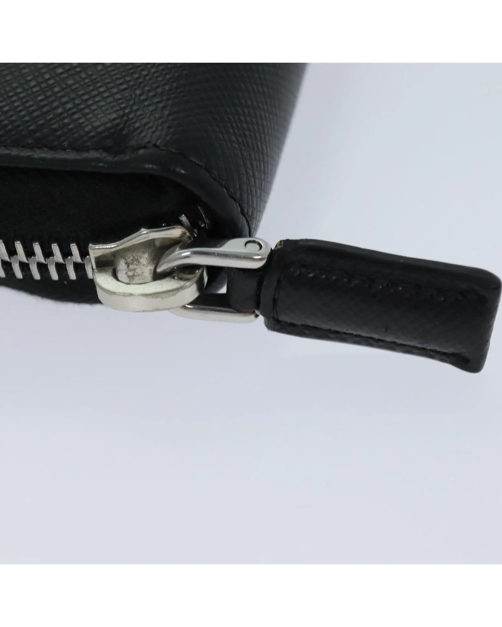 Saffiano Leather Long Wallet with Multiple Pockets