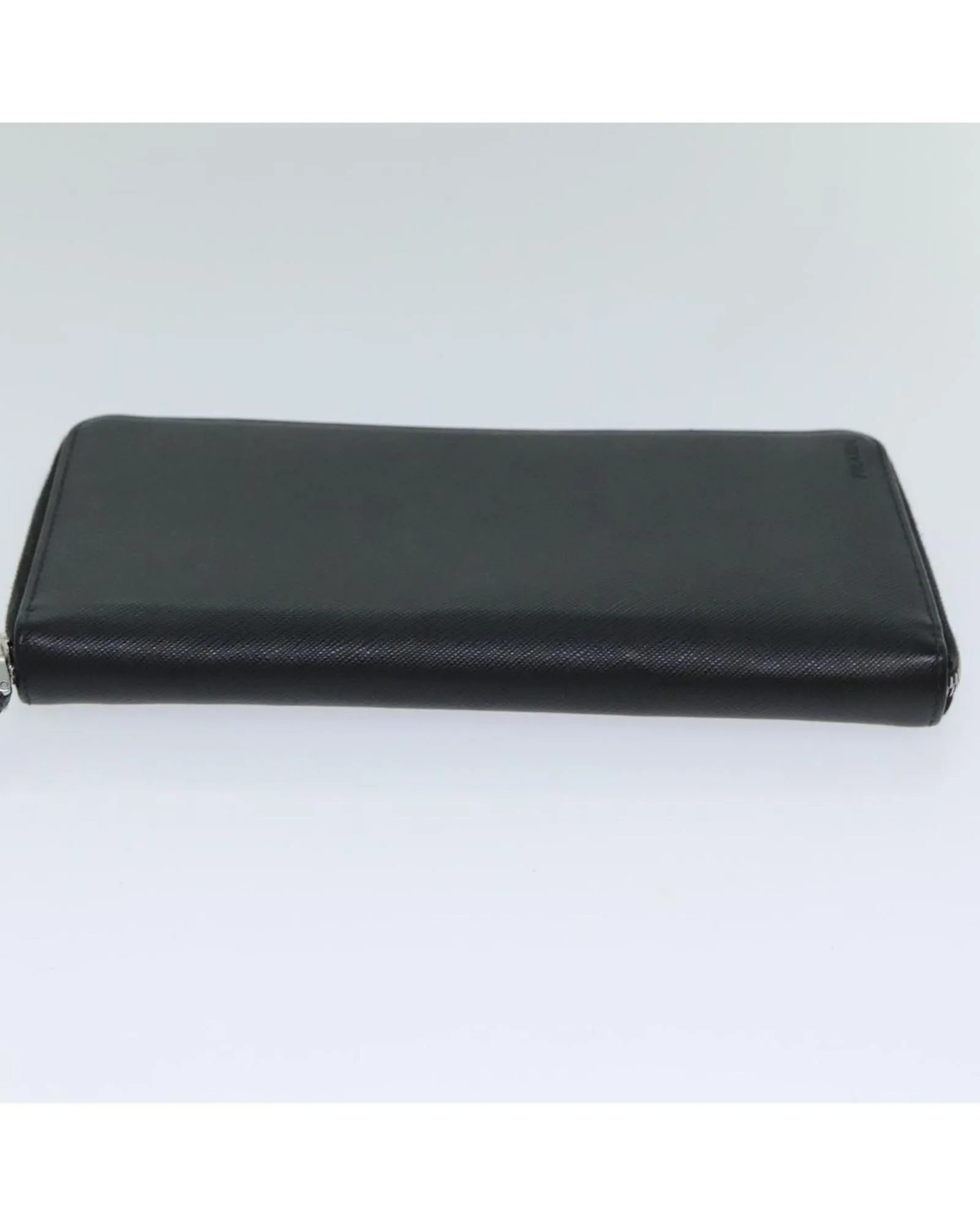 Saffiano Leather Long Wallet with Multiple Pockets