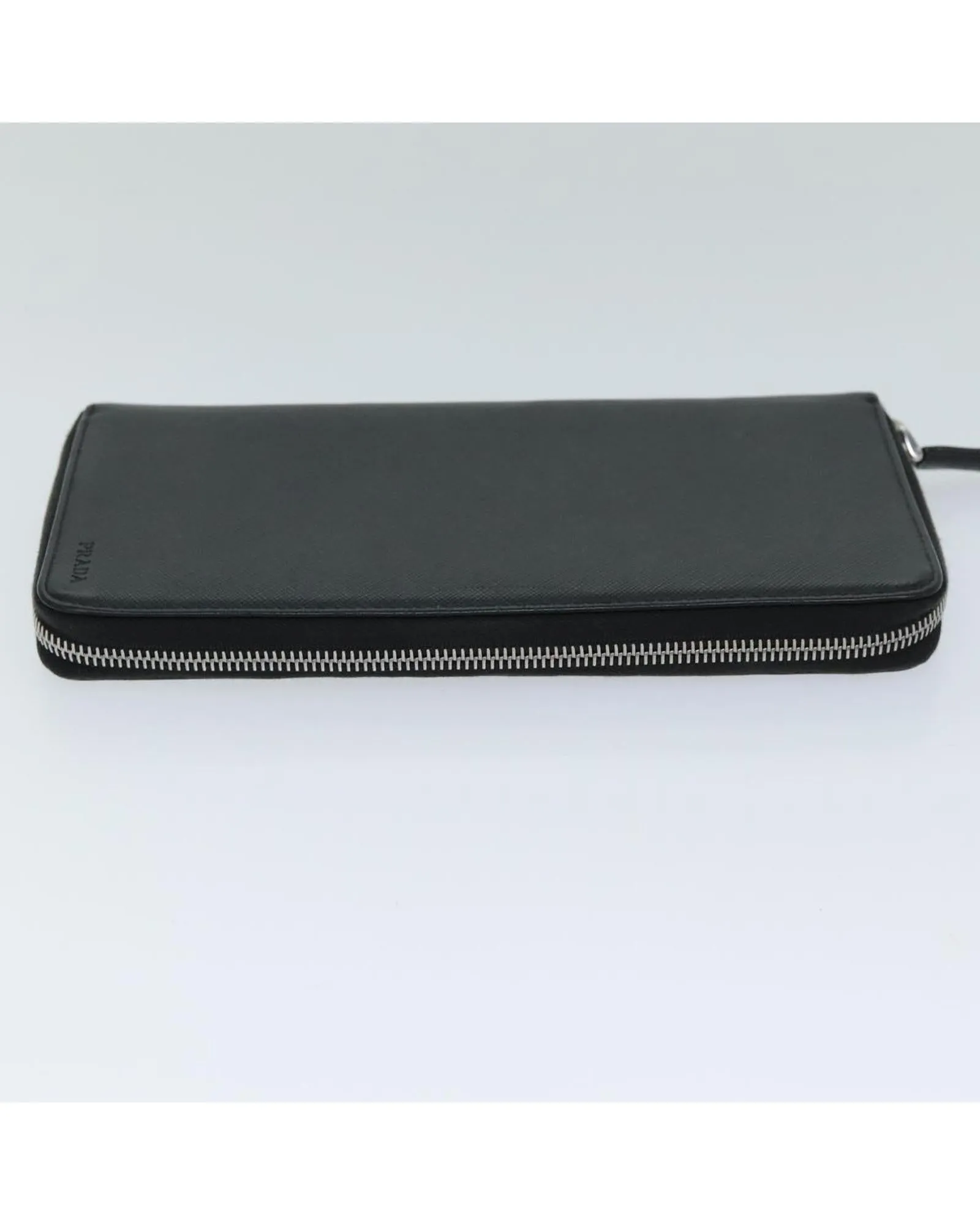 Saffiano Leather Long Wallet with Multiple Pockets
