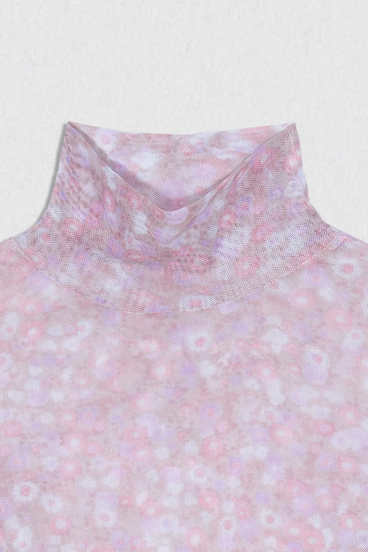 Sherrie Top Pink Floral Mesh