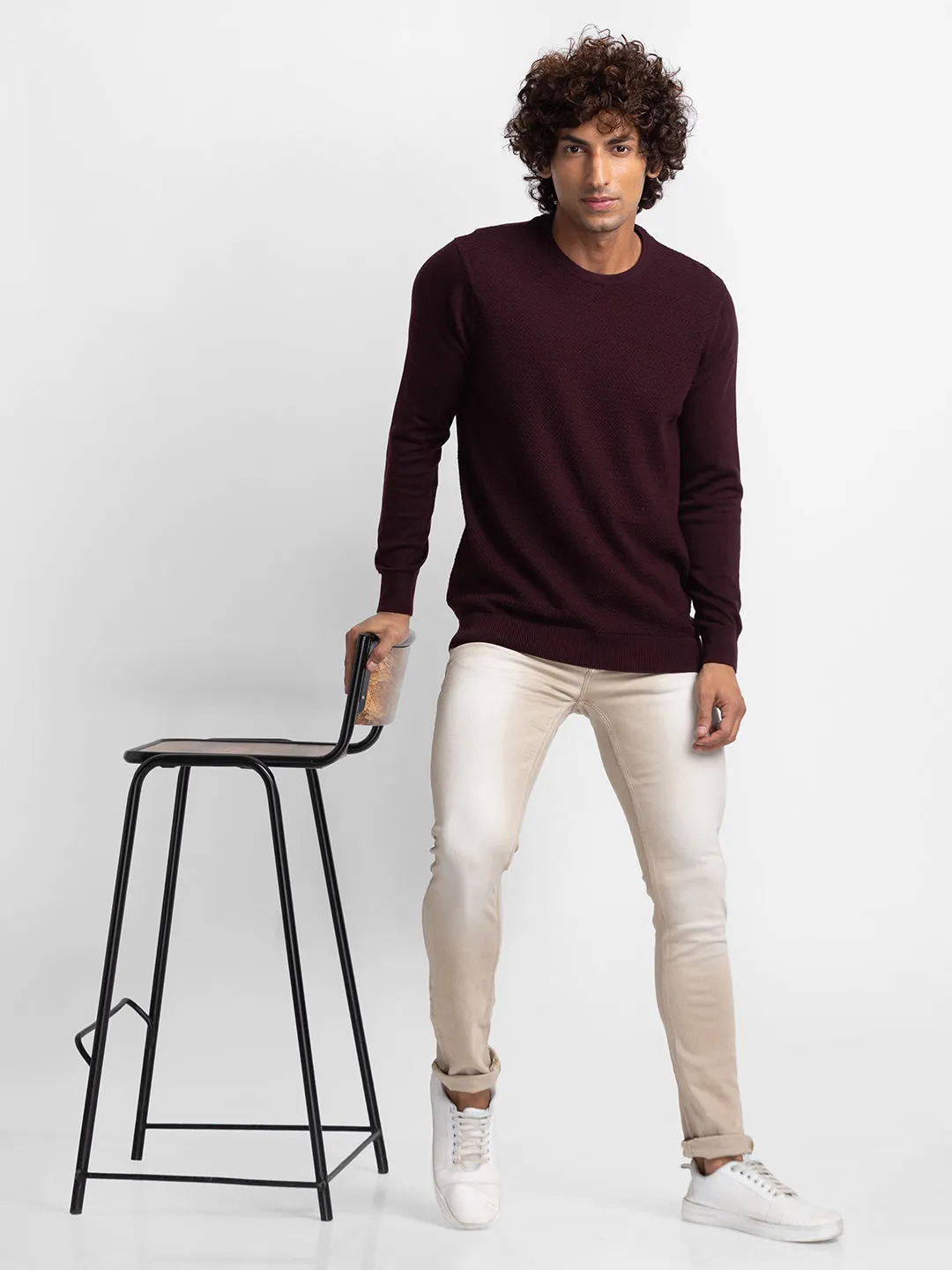 Spykar Light S and Cotton Slim Fit Narrow Length Jeans For Men (Skinny)