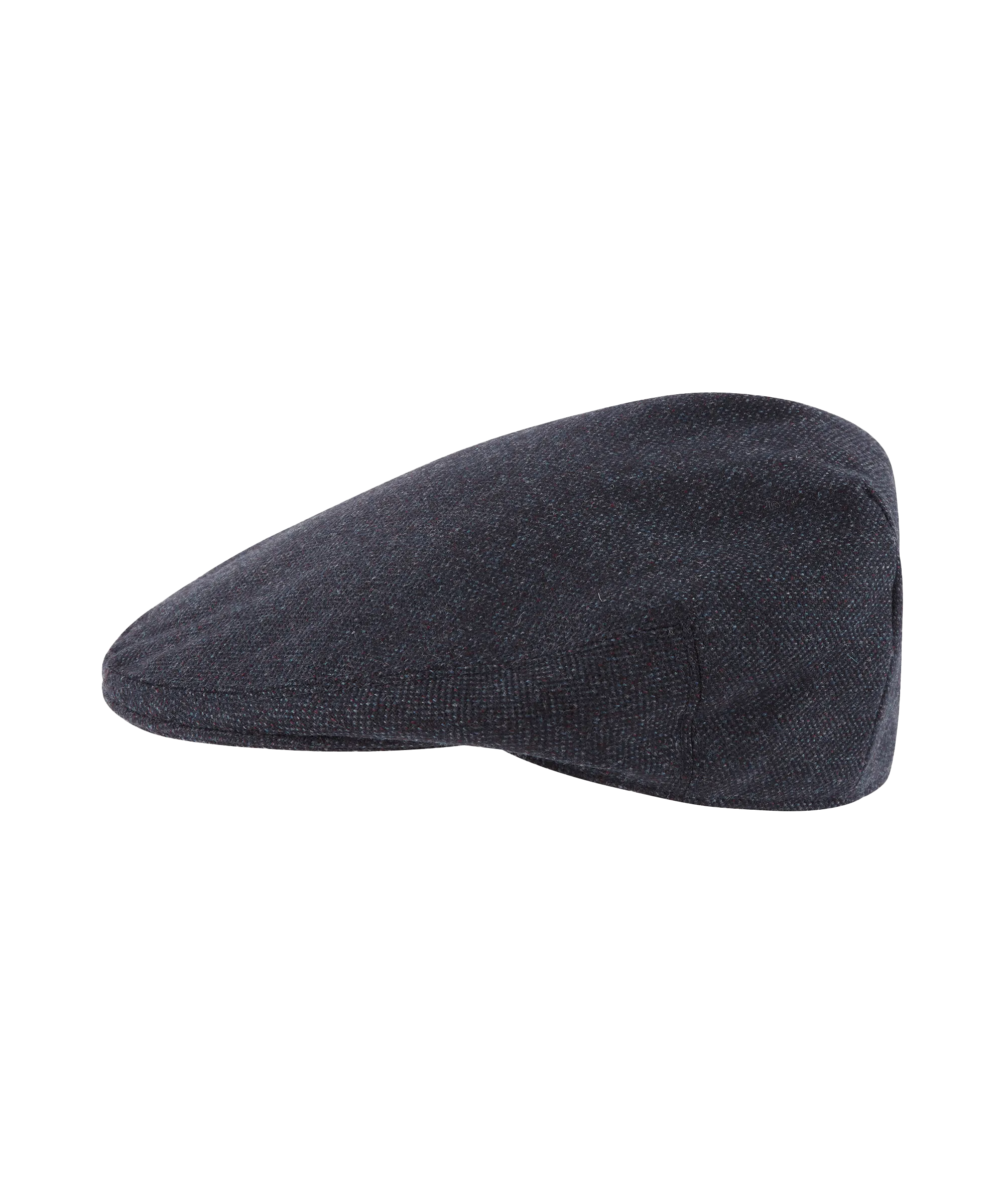 Tweed Classic Cap - Navy Herringbone Tweed