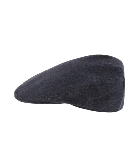 Tweed Classic Cap - Navy Herringbone Tweed