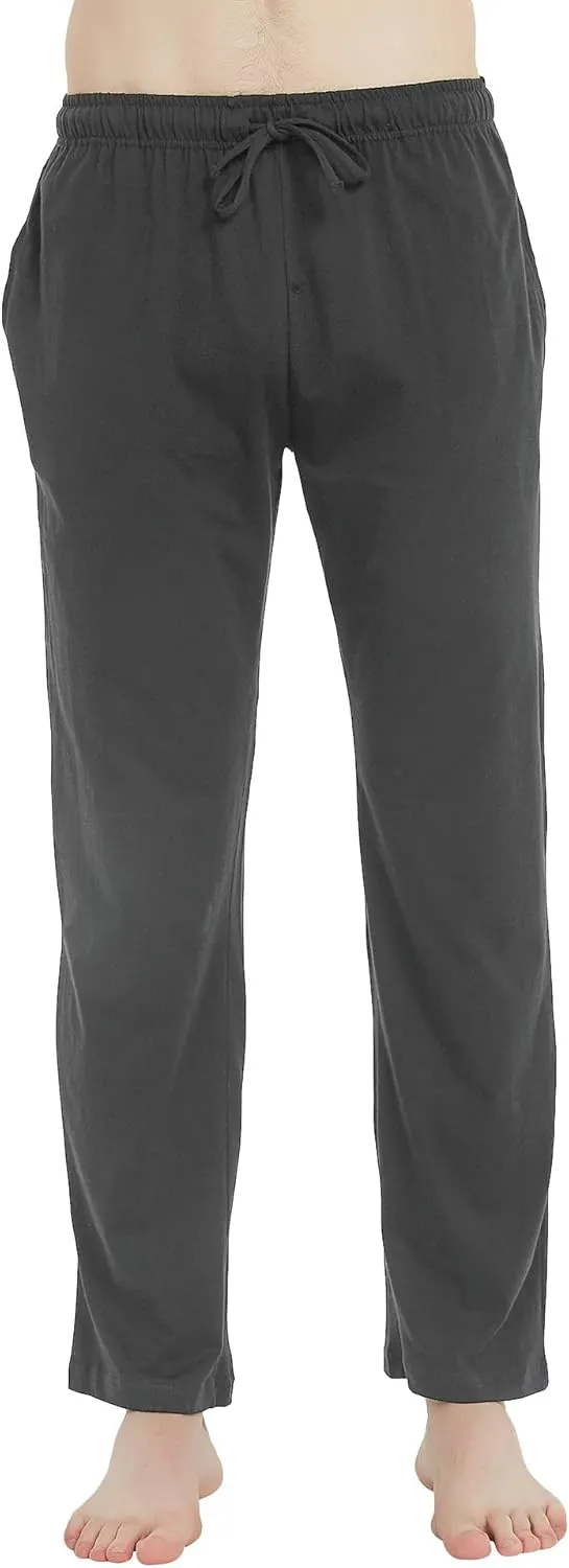 U2SKIIN 2 Pack Mens Pajama Pants Soft, Lightweight Lounge Pant with Pockets Sleep Pj Bottoms for Men