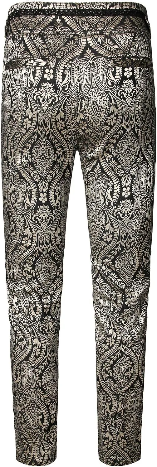 VATPAVE Mens Gothic Pants Cosplay Costume Trousers Steampunk Victorian Pants